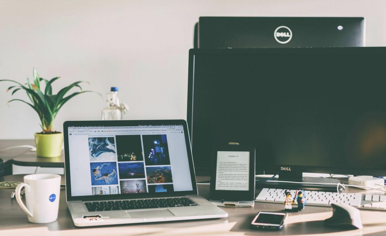 Students analyzing financial data and charts during a collaborative learning session